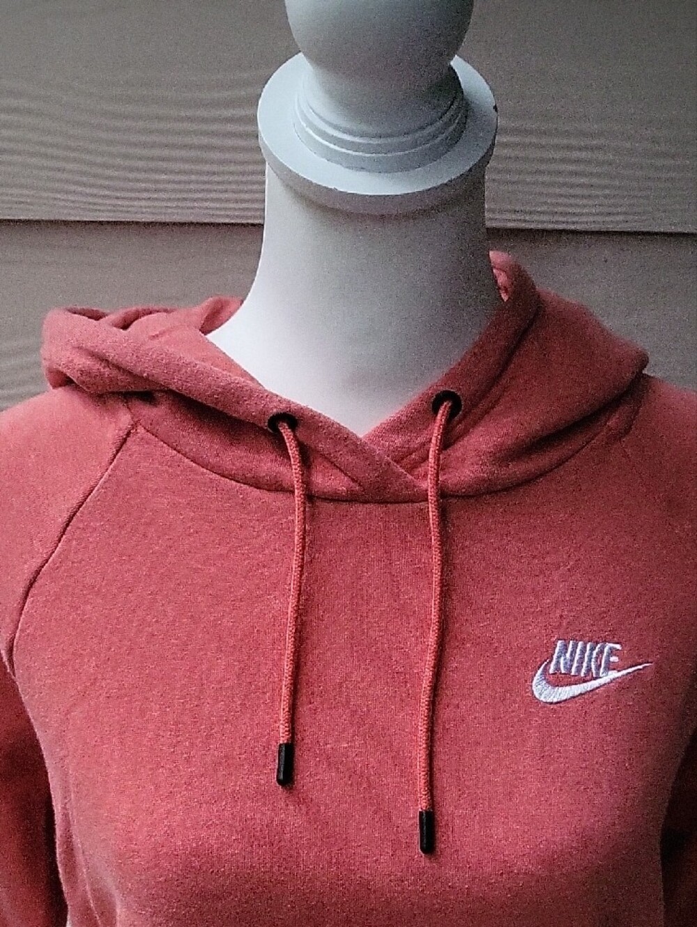Nike Dusty Rose Pullover Hoodie Women's Small Cotton Blend Sweatshirt - Picture 2 of 14